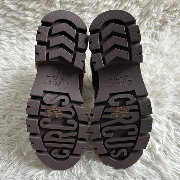 Circus NY By Sam Edelman Clare Faux Fur Lined Bootie Brown New In Box Size 8 - Picture 8 of 10